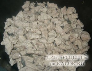 Тушеная капуста со свининой